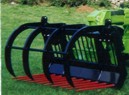 manure fork with bolt on grabble